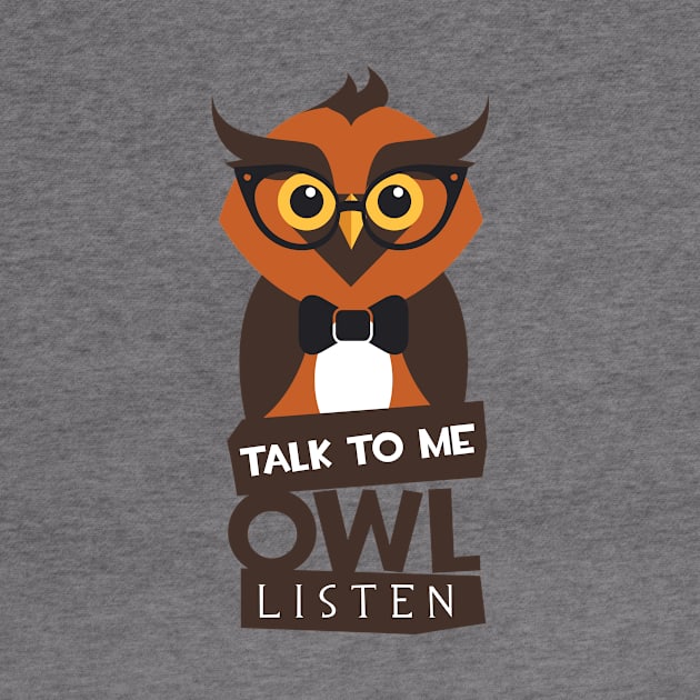 owl listen by positivedesigners